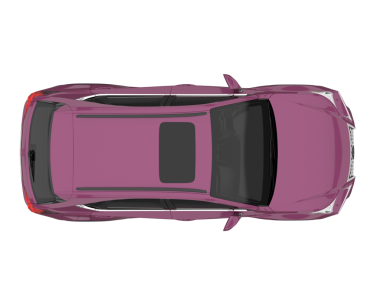 Pembe arka planı olan modern lüks SUV