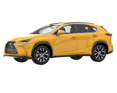 Yeni lüks araba. sedan. 3d oluşturma