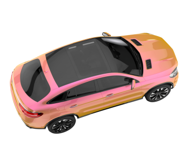 Beyaz arkaplandaki araba