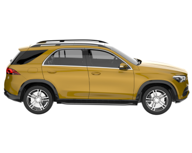 Beyaz arka planda bir araba. yüksek kaliteli resimleme