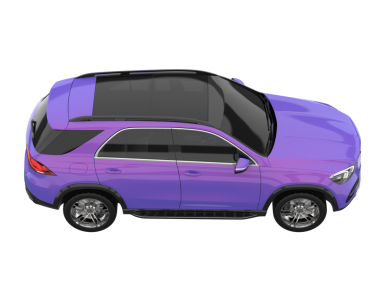 Beyaz arka planda izole edilmiş modern lüks araba. 3 Boyutlu Hazırlama