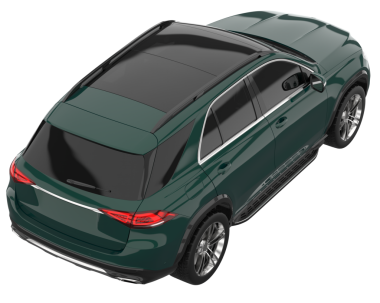 modern araba beyaz sırtında izole edilmiş.