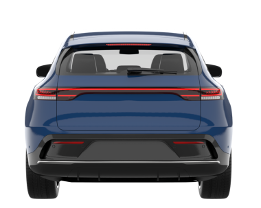 modern araba arka görünümü.