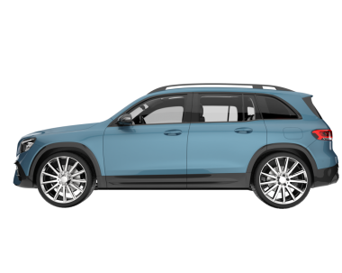 - Araba. Arka planda modern bir araba. 3d illüstrasyon