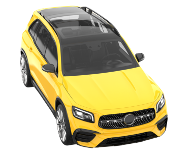 Beyaz arka planda modern lüks bir araba. yüksek kalite 3