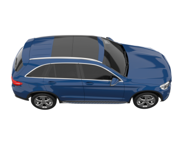 modern araba beyaz arkaplanda izole edildi