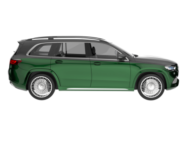 Modern SUV arabası. 3d oluşturma