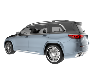 Bir arabanın 3 cg görüntüsü