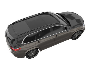 Araba beyazda izole edilmiş. yüksek kaliteli resimleme