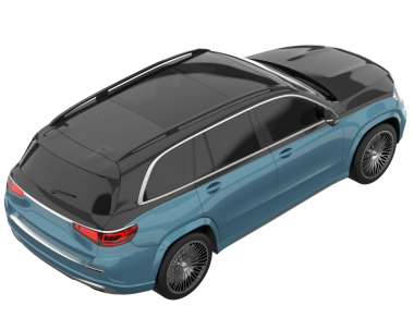 beyaz arkaplanda modern araba