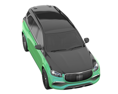 beyaz arka planda modern araba.