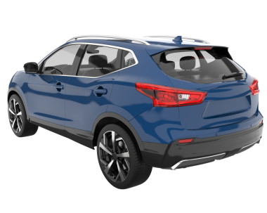 modern kompakt araba - arka görünüm