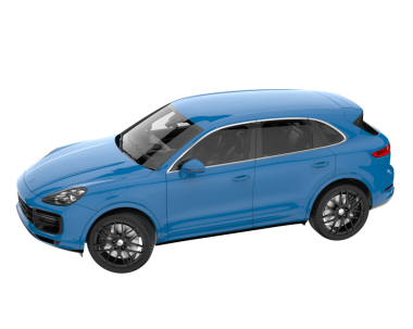 araba beyaz arkaplanda izole edildi.