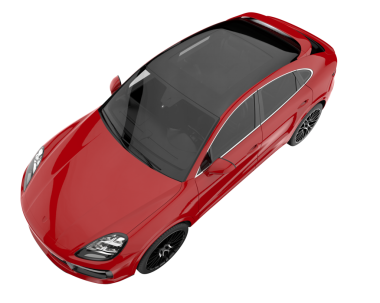 Siyah arka planda modern araba