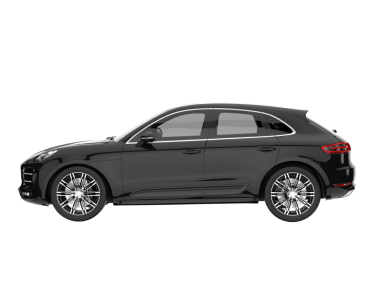 Arabanın beyaz üzerine 3 boyutlu görüntüsü