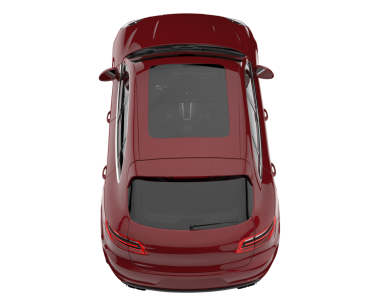 araba beyaz arkaplanda izole edildi