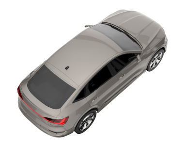 modern SUv beyaz arkaplanda izole edildi 3 d illüstrasyon - oluşturma