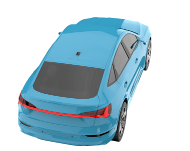 Modern lüks araba beyaz arka planda izole edilmiş ve kırpma yolu var. resimleme