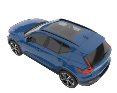 Daha az genel bir konsept arabanın 3 boyutlu çizimi