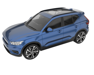 Arka planda bir araba. yüksek çözünürlüklü resimleme, 3 boyutlu görüntüleme.