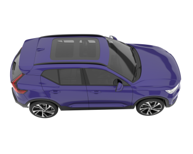 modern araba ön görünümü beyaz arkaplanda izole