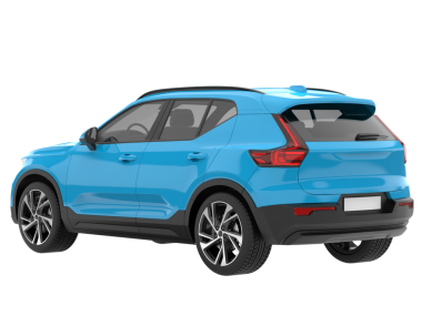 Yansımalı modern araba.