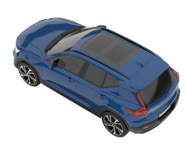 Siyah arkaplandaki araba