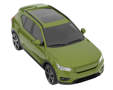 Modern SUV arabası. 3 Boyutlu Hazırlama