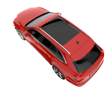 modern kırmızı spor araba - 3D görüntüleme