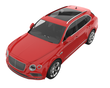 araba beyazda izole edildi