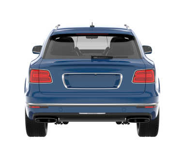 gerçekçi araba arkası görünümü