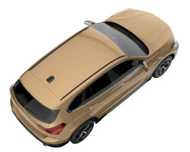 Arka planı beyaz arkaplanda izole edilmiş lüks araba 3 boyutlu görüntüleme