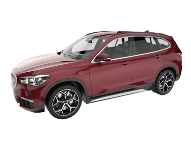 beyaz arka planda araba SUV, 3 boyutlu görüntüleme