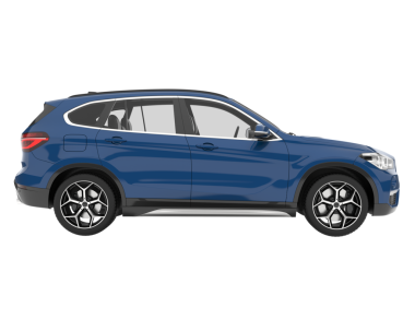 Gerçekçi bir SUV arabası. Yan görünüş. vektör