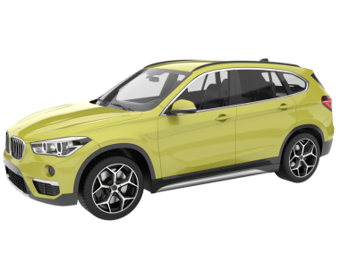 beyaz arkaplan üzerinde modern SUV