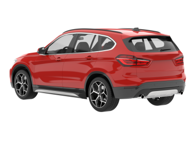 Beyaz arka planda bir araba. yüksek çözünürlük