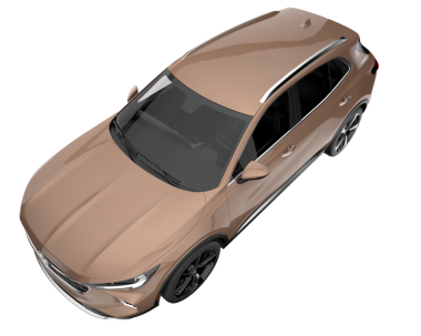 Araba arka planda izole. yüksek çözünürlüklü resimleme