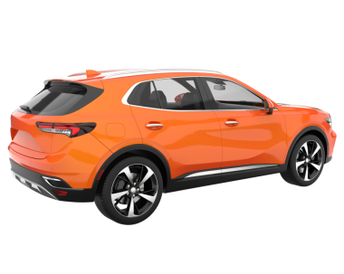 Modern SUV beyaz arka planda izole edildi. 3D görüntüleme - illüstrasyon