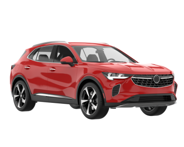 Beyaz arka planda modern bir araba. 3d oluşturma