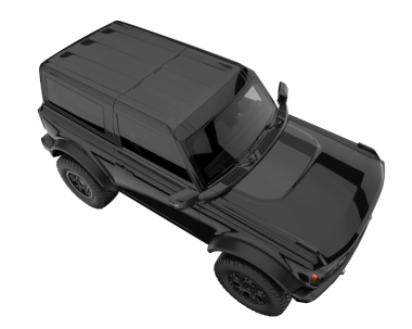 SUV arabası. Cip. 3d oluşturma