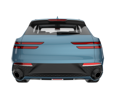 beyaz arka planda modern araba