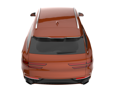 gerçekçi modern araba. 3d oluşturma