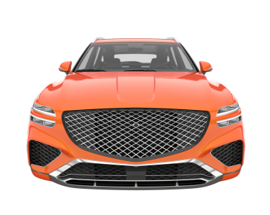 modern araba beyaz arka planda izole edildi. 3 boyutlu görüntüleme