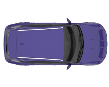 Modern araba, en iyi manzara. beyaz arkaplanda izole