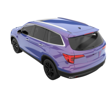 Arka planda izole edilmiş modern lüks araba. 3d oluşturma