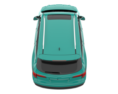 beyaz arka planda modern araba.