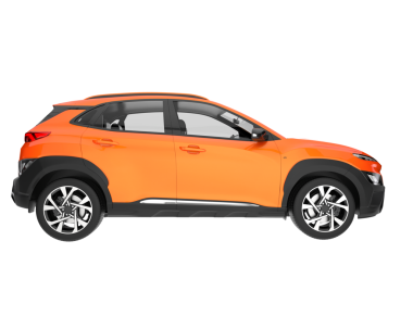 Beyaz arkaplandaki araba