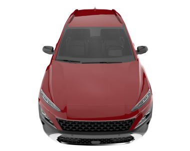 beyaz arkaplanda gerçekçi bir araba.