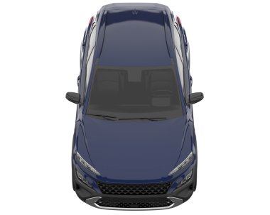 Beyaz arka planda modern bir araba. 3d oluşturma