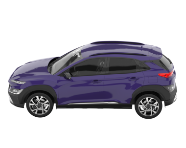 Beyaz arka planda gerçekçi bir araba, 3 boyutlu görüntüleme